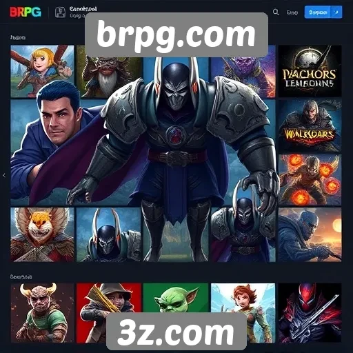 Plataforma brpg.com oferece variedade de jogos para todos os públicos
